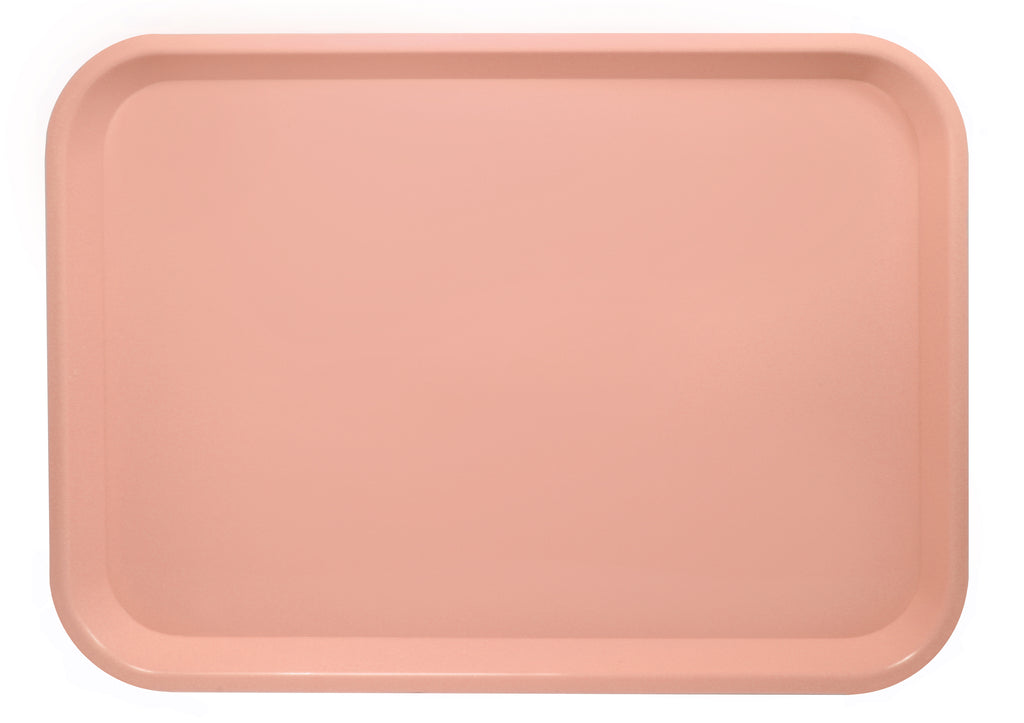Coral plastic tray