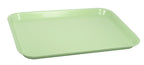Green plastic tray