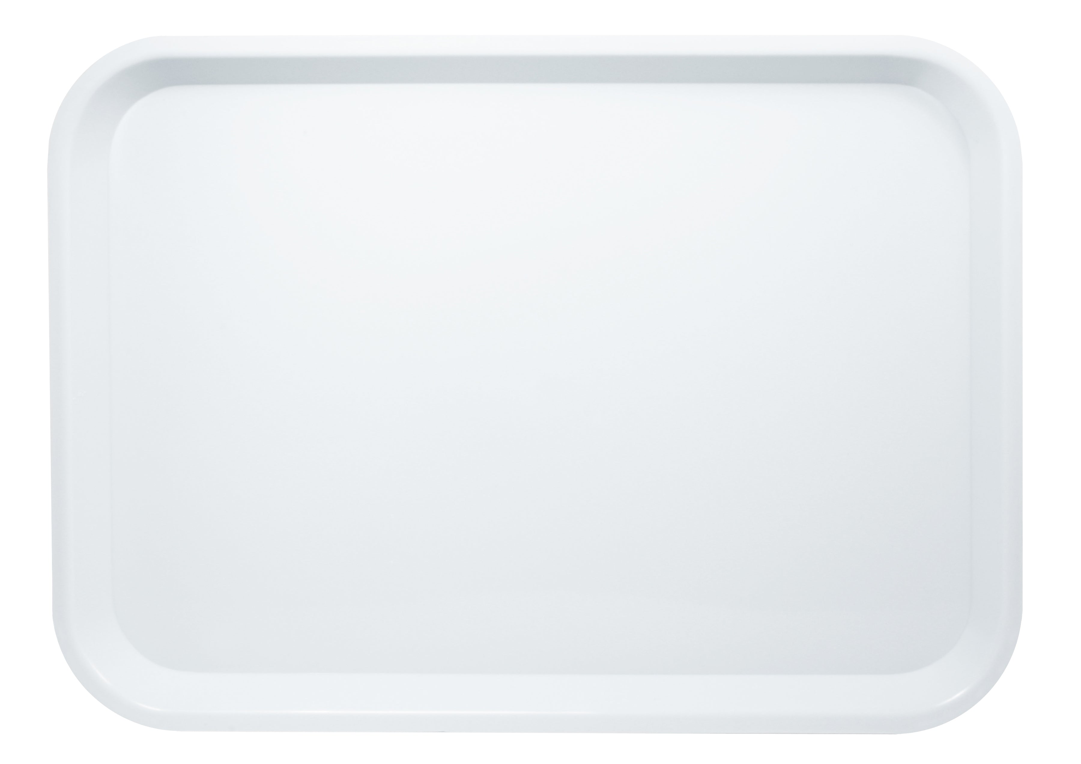 White plastic tray