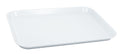 White plastic tray