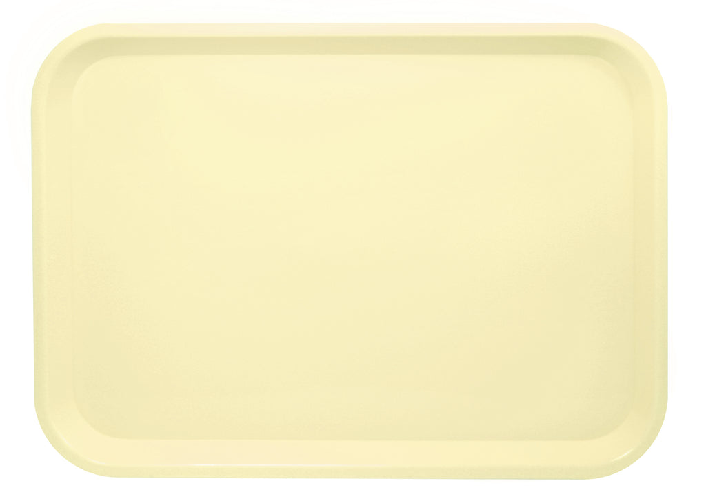 Yellow plastic tray