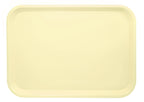 Yellow plastic tray