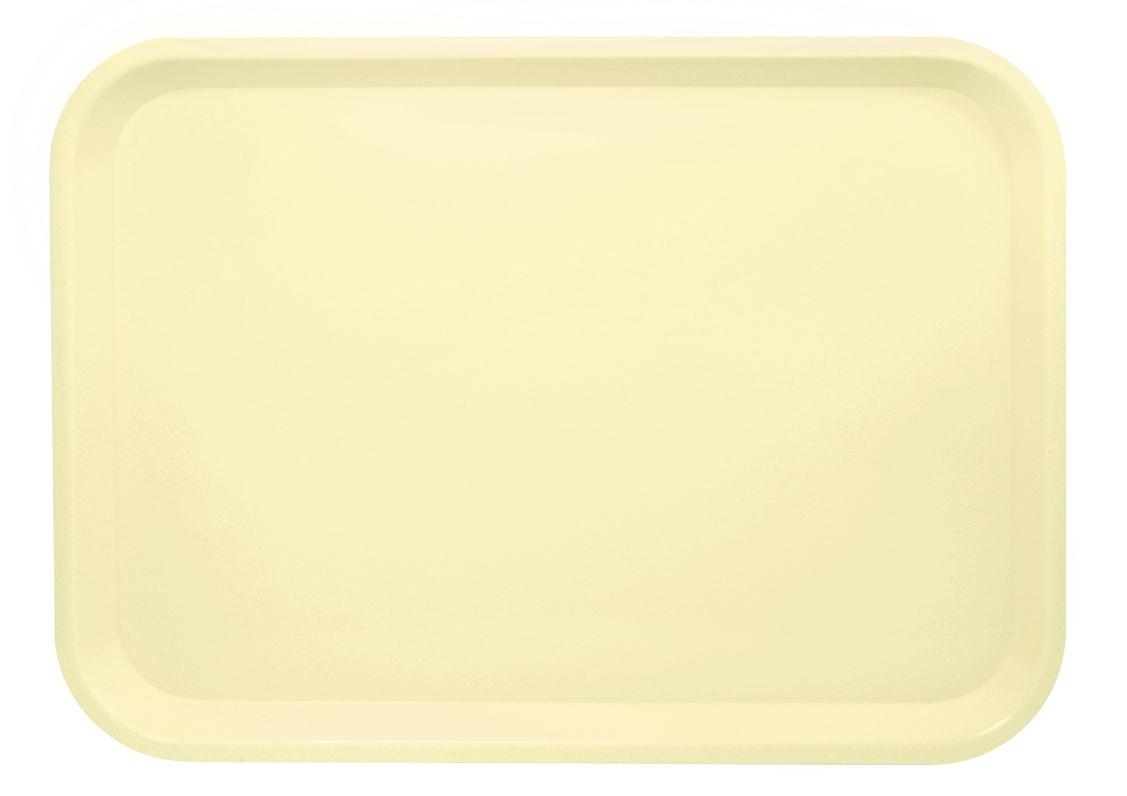 Yellow plastic tray