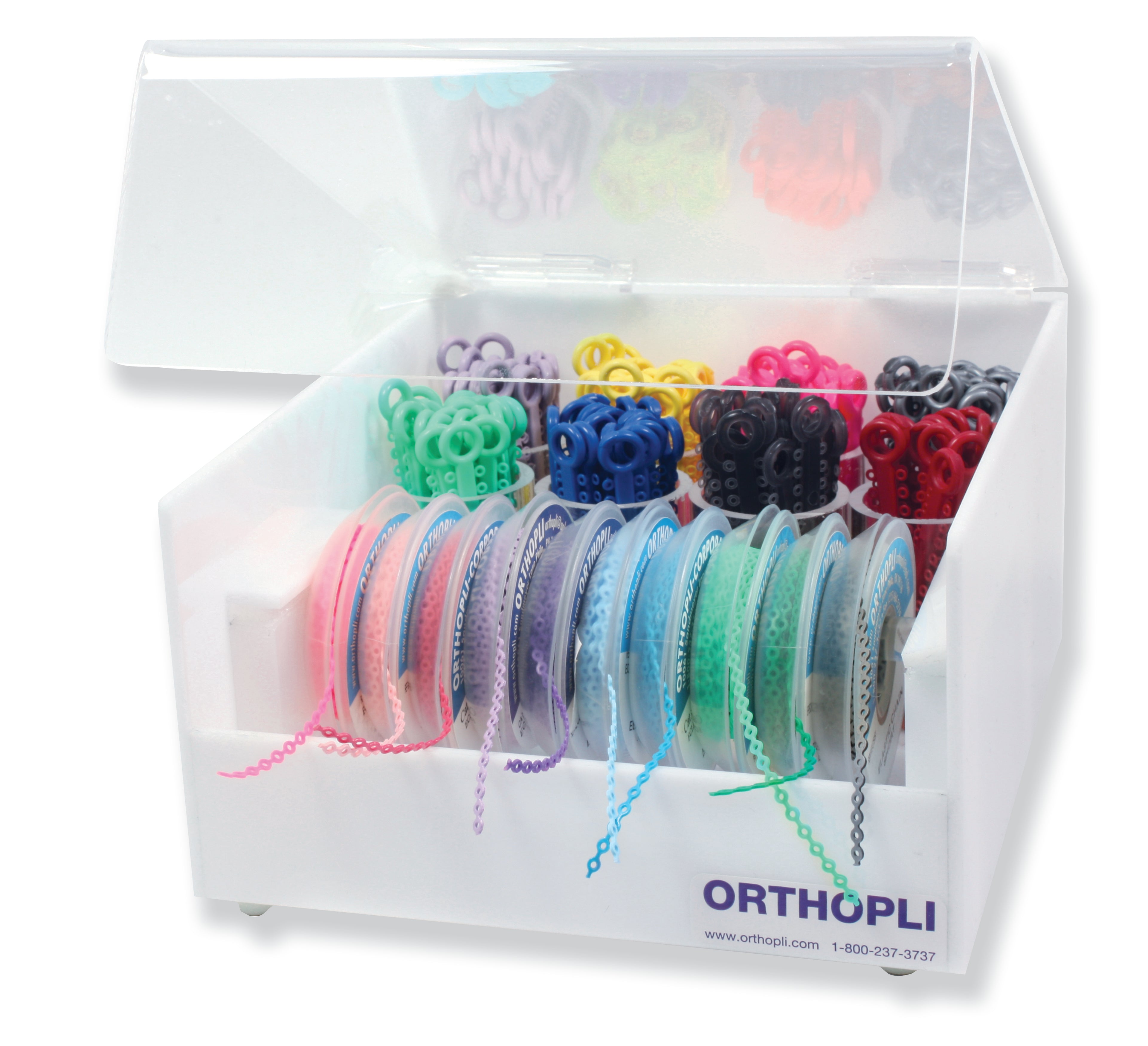 Patient Stick & Elastic Chain Dispenser with cover