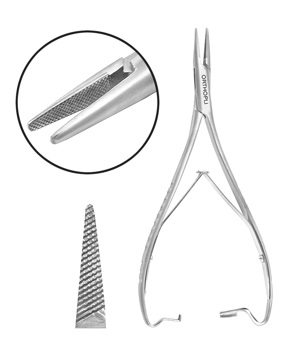 Mathieu Ligating Plier
(Thin Tip-Carbide inserted-Boynton Handle)