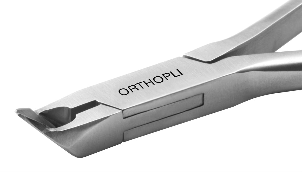 Lingual Angled Ligature Cutter 
(45° angled tip)(Slim Long Handle)