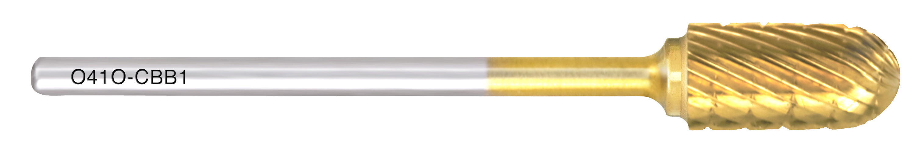 Barrel shaped carbide bur (3/32” Stem)