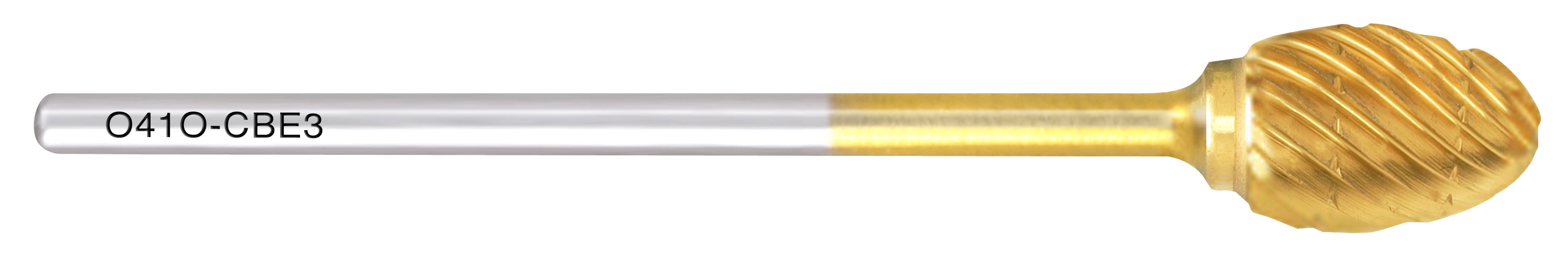 Egg shaped carbide bur (3/32” Stem)