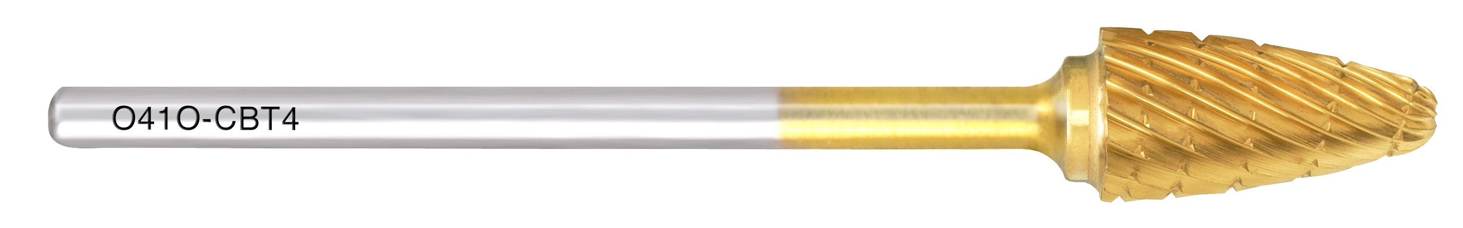 Taper shaped carbide bur (3/32” Stem)