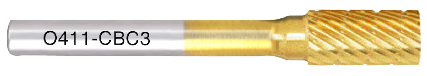 Cylinder shaped carbide bur (3/8" Stem)