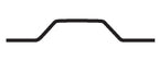 Lingual Step- up and Step- Down Bending Plier 
(available in 1/2mm, 3/4mm, and 1mm)
