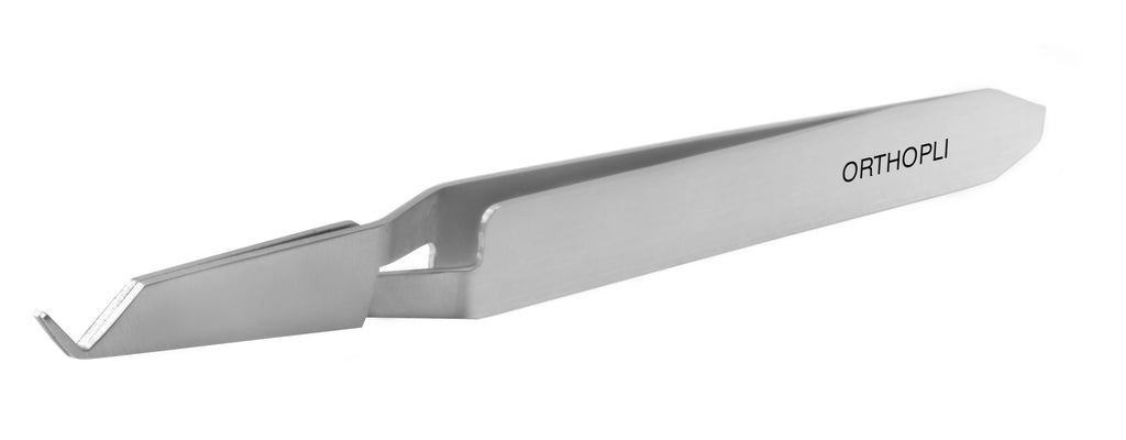 Bracket Tweezer Angled Thin Tip