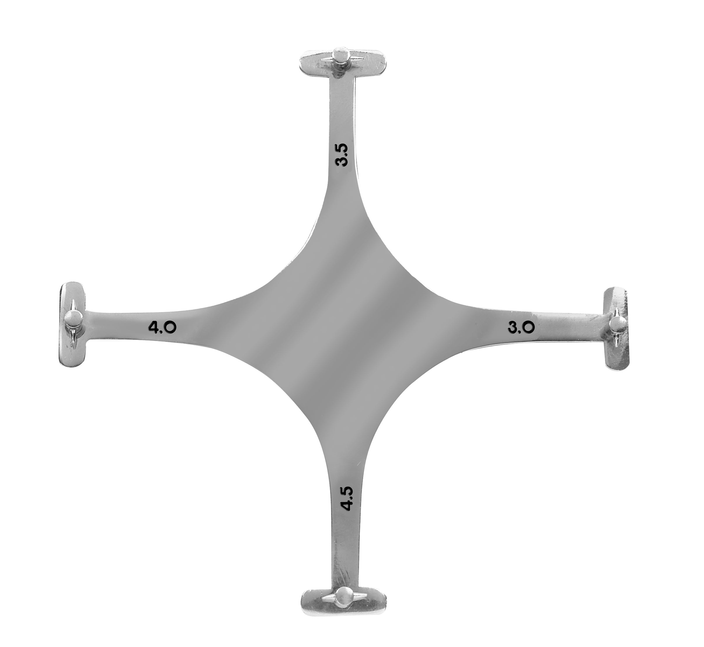 Boone Bracket Positioning Gauge (Offset Star) (3.5mm, 4mm, 4.5mm, 5mm)