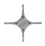 Boone Bracket Positioning Gauge (Star) (3.5mm, 4mm, 4.5mm, 5mm)