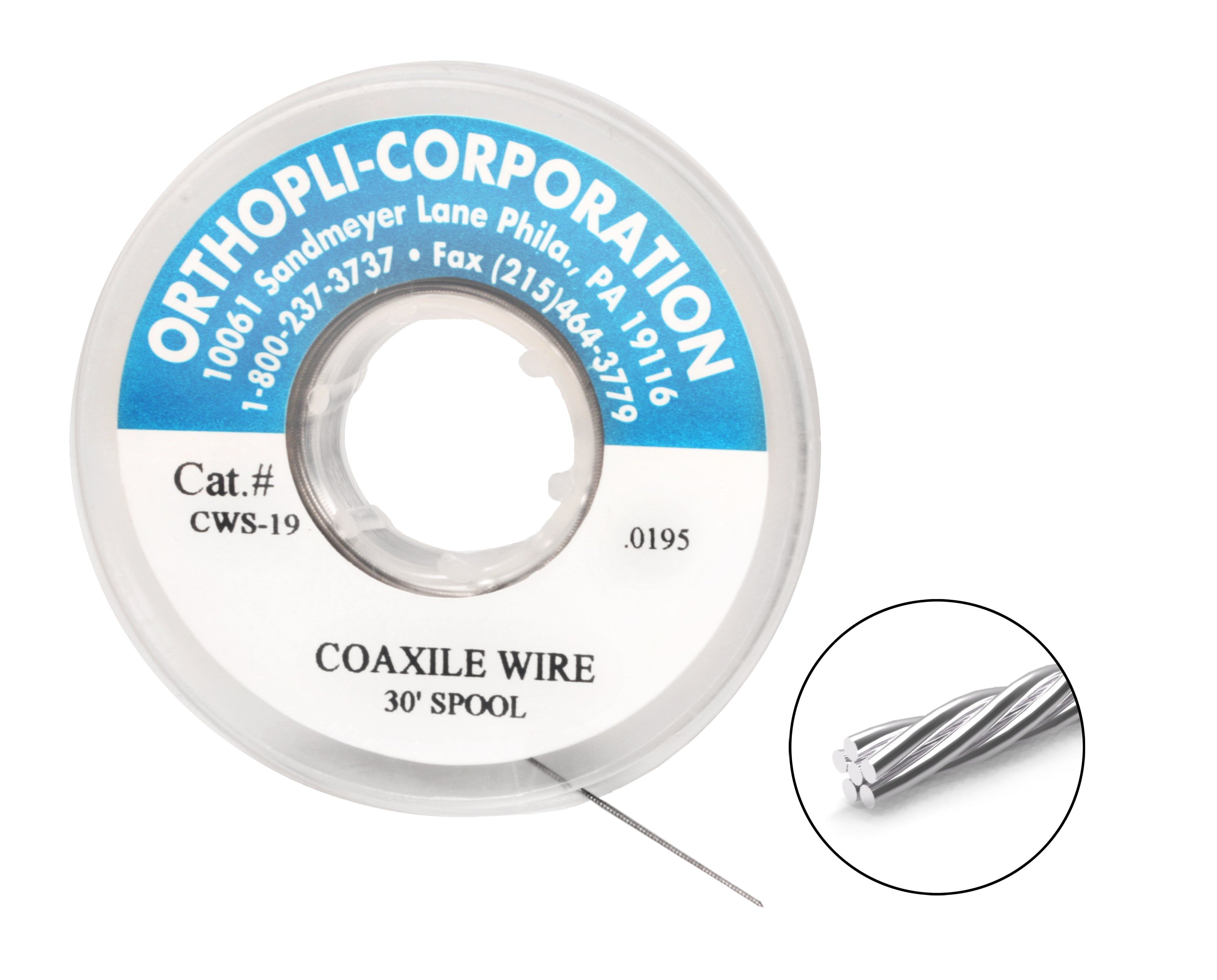 Coaxial Wire (6 Strand – 30’ Spool)