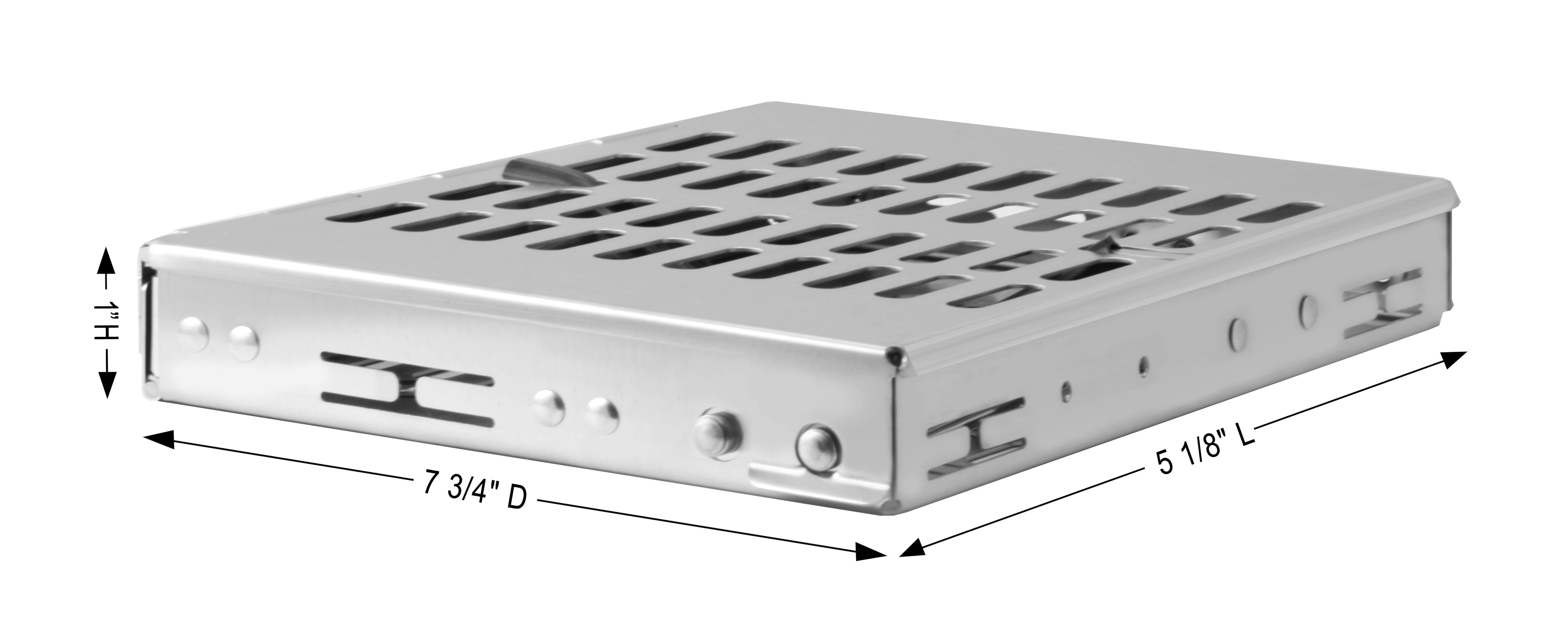 Stainless Steel Double Hinge Cassette with Plier Bar