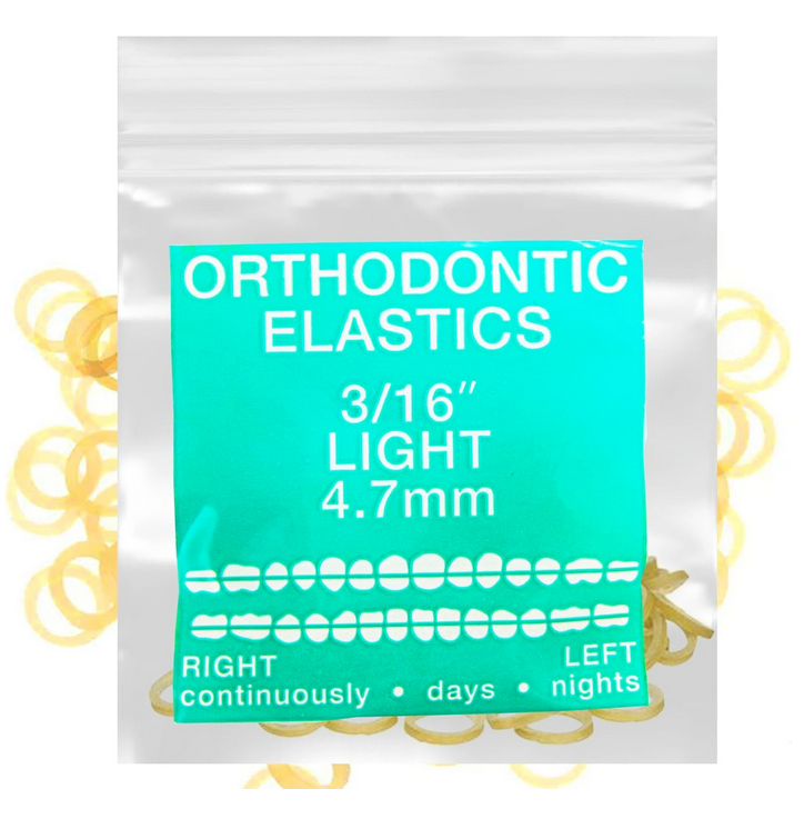 Latex Elastics (50 Bags Per Box) (100 Elastics Per Bag) - A