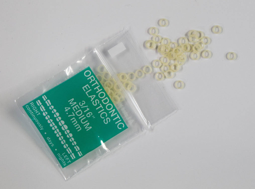 Latex Elastics (50 Bags Per Box) (100 Elastics Per Bag) - A