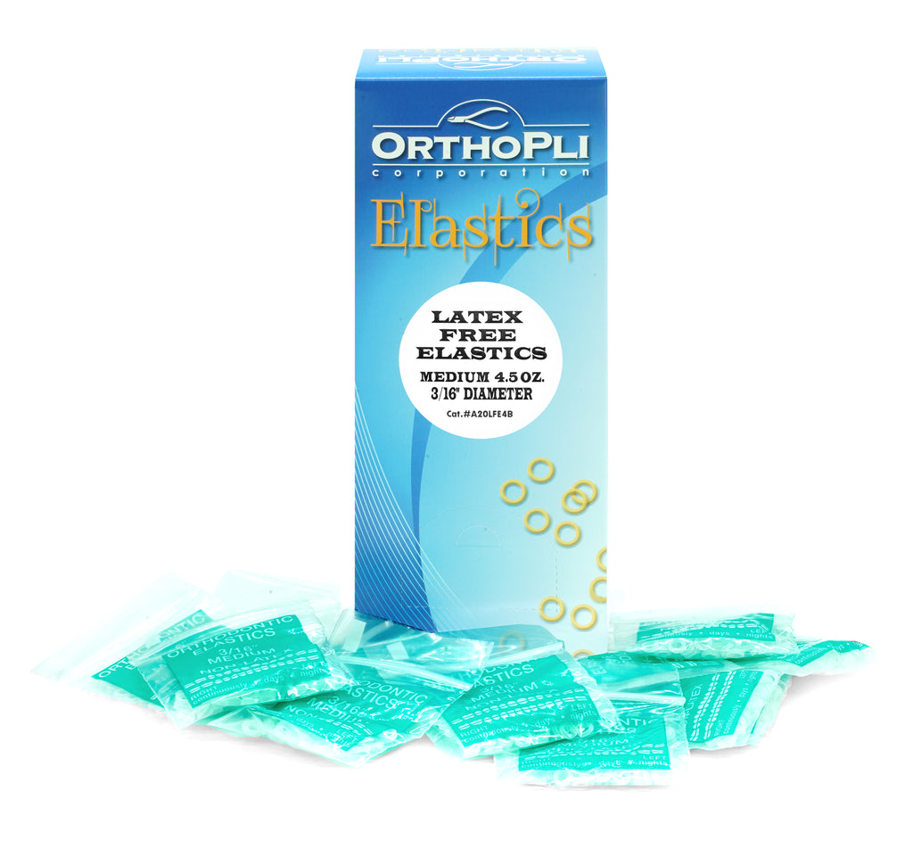 Non Latex Elastics (50 Bags Per Box) (100 Elastics Per Bag)