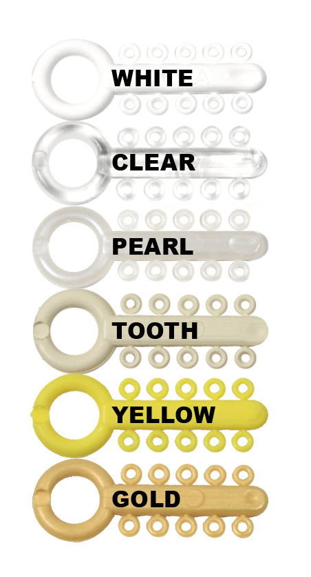 Mini Patient Sticks (100 Sticks Per Pack) (10 Elastic Ties Per Stick)