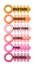 Mini Patient Sticks (100 Sticks Per Pack) (10 Elastic Ties Per Stick)