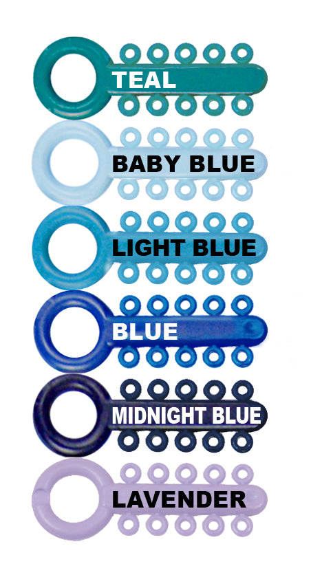 Mini Patient Sticks (100 Sticks Per Pack) (10 Elastic Ties Per Stick)