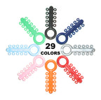 Mini Patient Sticks (100 Sticks Per Pack) (10 Elastic Ties Per Stick)