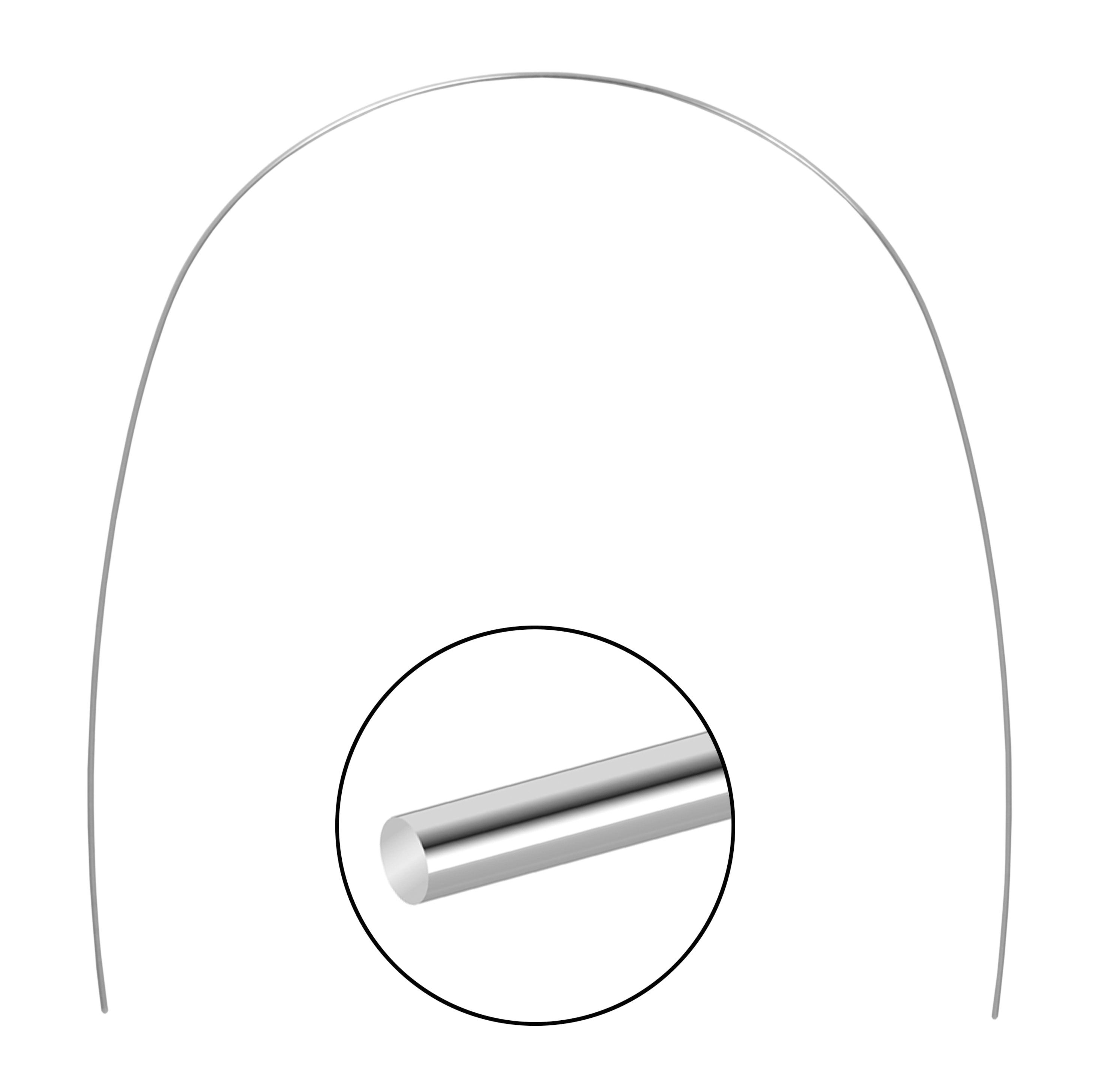 Thermal “Heat Activated” Nickel Titanium Archwire (Round) (10 per pack)