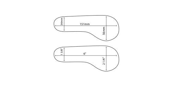 Buccal/ lingual Flat Glass Photographic Mirror (Child)