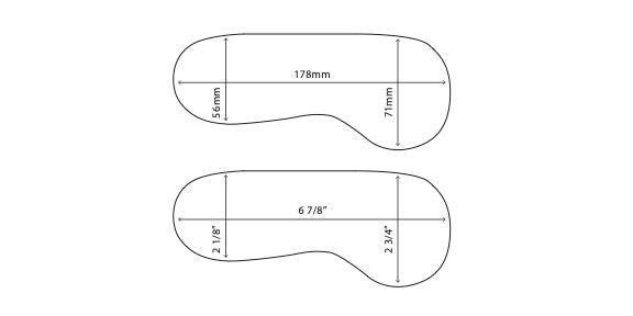 Buccal / Lingual Flat Glass Photographic Mirror (Adult)