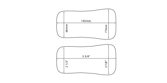 Occlusal (Extra-large) Flat Glass Photographic Mirror