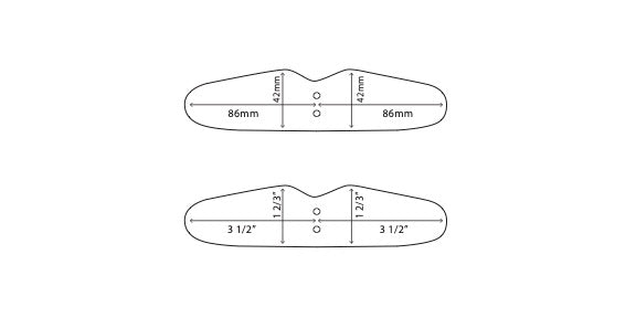 Lateral Angled Photographic Mirror