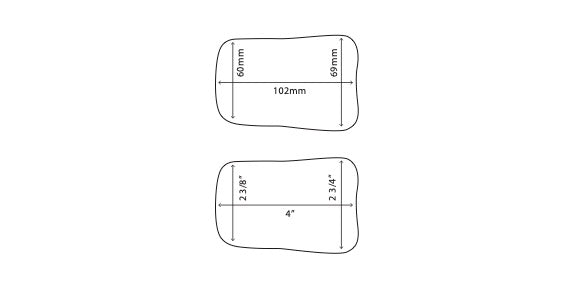 Occlusal (Adult) Flat Glass Photographic Mirror
