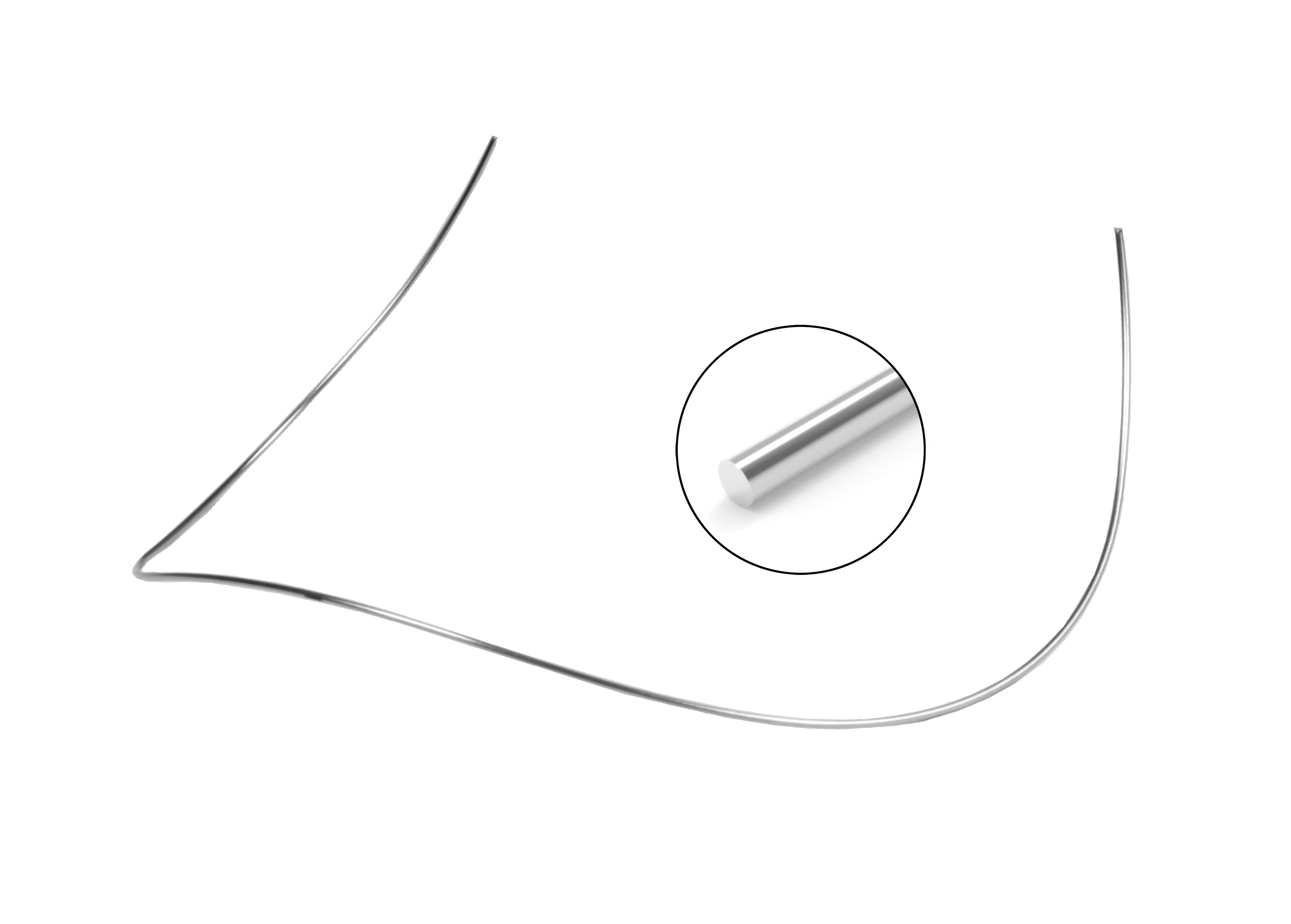 Reverse Curve Nickel Titanium Archwire (Round) (10 per pack)