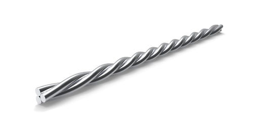 14” Straight Stainless Steel Twist Wire (3 strand) (20 per tube)